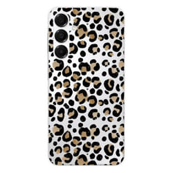 Coque en silicone - Compatible Samsung Galaxy A36 5G - design leopard