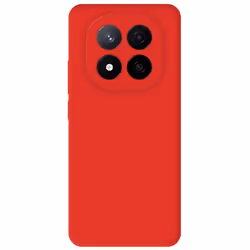 Coque en silicone rouge - Compatible Xiaomi Redmi Note 14 Pro 5G Xiaomi Redmi Note 14 Pro Plus 5G