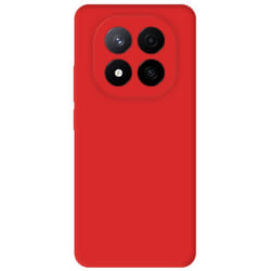 Coque en silicone rouge - Compatible Xiaomi Redmi Note 14 Pro 5G Xiaomi Redmi Note 14 Pro Plus 5G