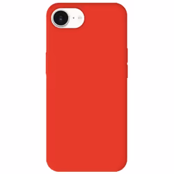 Coque en silicone rouge - Compatible Apple iPhone 16e