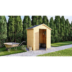 Abri de jardin en bois - Pin brut - 186 m² - Panneaux de 12 mm