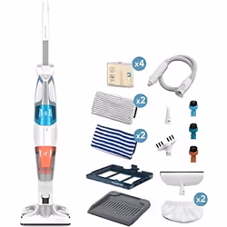 Nettoyeur Vapeur - Rowenta - Clean & Steam Multi - 2 en 1 - Aspiration et Nettoyage - Bleu