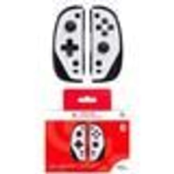 Manettes Joy-Con - iiCon - Camouflage Blanc/Noir V2 - Sans fil - Vibration - Joystick précis