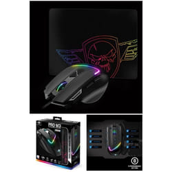 Souris Gamer - SPIRIT OF GAMER - PRO-M3 RGB - 7200 DPI - 8 Boutons Programmables - Filaire