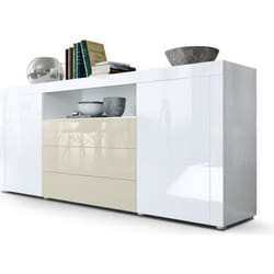 Buffet laqué blanc / Crème 167 cm