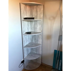 Étagère dangle 180 cm béton