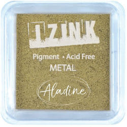 AladinE Izink pigment ink pad gold metal cassette d'encre pour tampons Or 1 pièce(s)