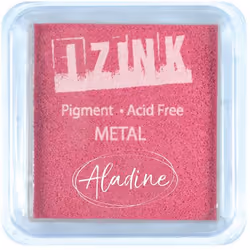 AladinE Izink pigment ink pad pink metal, Rose, Rose, Rose, 1 pièce(s), Adulte, unisexe, 50 mm