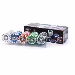 France Cartes Grimaud – Coffret Kristall 100 Chips – Poker
