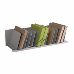 PaperFlow 2040.02 bac de rangement de bureau Polystyrène Gris
