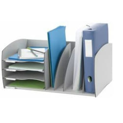 PaperFlow 3020.212 bac de rangement de bureau Polystyrène Gris