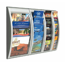 PaperFlow K540605 porte-magazines Polystyrène Argent