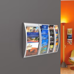 PaperFlow K540605 porte-magazines Polystyrène Argent