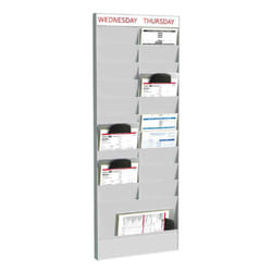 PaperFlow PS20A4.02 Stand d'information A4 Polystyrène Gris