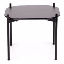 PaperFlow TBM1P50.01.01, Table basse, Forme rectangulaire, 4 pieds, Noir
