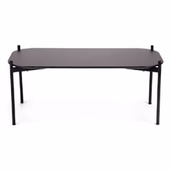 PaperFlow TBM1P100.01.01, Table basse, Forme rectangulaire, 4 pieds, Noir