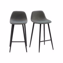 PaperFlow THMUSTX2.01.02, Fauteuil, Polyester, Noir, Gris, Tableau à particules, Classique, Noir