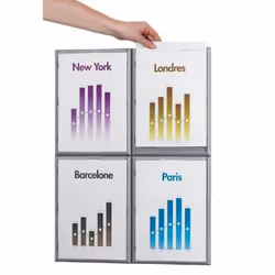 PaperFlow K540665, 322 mm, 237 mm, Aluminium