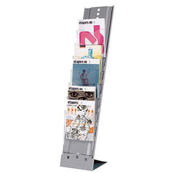 PaperFlow 2857.35 Présentoir à livres 7 étagères Gris