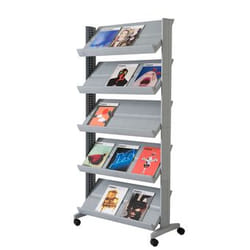 PaperFlow K502555 porte-magazines Métal, Plastique Gris