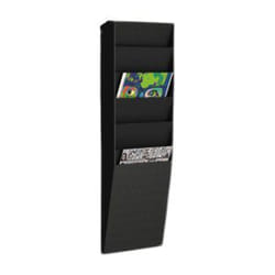 PaperFlow A4V1x6.01 porte-magazines Polystyrène Noir