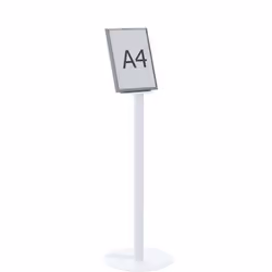 PaperFlow PIA4.35.13, Stand d'information, A4, Acier, Blanc, verticale, 350 mm