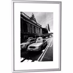 PaperFlow 12CCFA4.35, Cadre photo, Aluminium, Plexiglas, Argent, Rectangulaire, Paysage/portrait, 217 mm