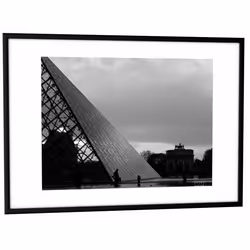 PaperFlow 6CCFA3.01, Cadre photo, Aluminium, Plexiglas, Noir, Rectangulaire, Paysage/portrait, 427 mm