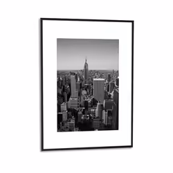 PaperFlow 6CCFA2.01, Cadre photo, Aluminium, Plexiglas, Noir, Rectangulaire, Paysage/portrait, 427 mm
