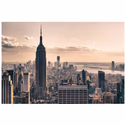 PaperFlow Hiver à New York, Paysage et nature, Reproduction artistique, Mur, Paysage, Rectangulaire, Intérieure