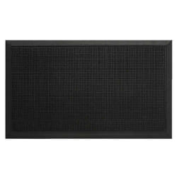 PaperFlow K480323 Intérieure Tapis de sol Rectangle Caoutchouc Noir