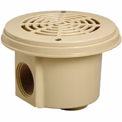 Bonde de fond à visser Hayward pour piscines avec revêtement liner ou membrane armée. Cette pièce à sceller doit être install ...