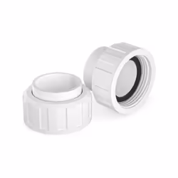 Kit de raccord union de piscine de la marque HAYWARD. Compatible avec la cellule Aquarite T-CELL. Le kit comprend : 2 écrous  ...