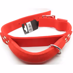 Ce collier nylon est large, souple et de bonne qualité. Il s'adapte aux tours de cou de 45 cm à 55 cm. dimension collier long ...