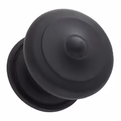 Bouton Boule de porte dentrée rustique noir mat