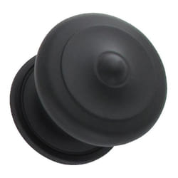 Bouton Boule de porte dentrée rustique noir mat