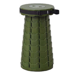 Tabouret pliable  Télescopique  Camping  Kaki kaki/vert foncé