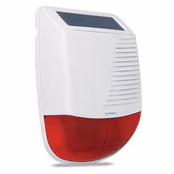 Avidsen 100728, Sirène sans fil, Intérieure, Plastique, Rouge, Blanc, Solar
