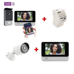 Visiophone filaire 1 caméra et 2 écrans Philips Connect 2 Premium