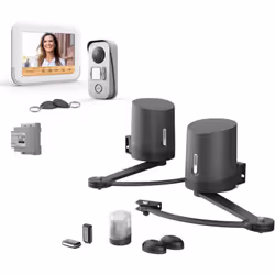 Le kit Avidsen Non connecté dédié aux portails battant Ce qui est spécialement conçu pour les portails battant jusqu'à 5 m de ...