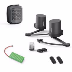 Kit motorisation complet avec digicode et batterie de secours Ce kit comprend : - 1 motorisation ORANE 510 (Ref : 114201) Deu ...