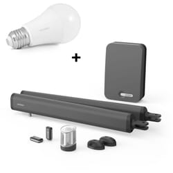 Avidsen - Kit motorisation connectée à vérins pour portail à battants Teha Connect et son ampoule connectée