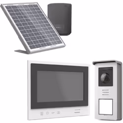 Visiophone Solaire et sans fil simple à installer avec écran nomade Thomson Air