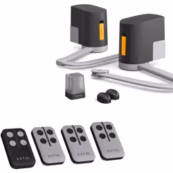 Un kit motorisation à bras pour portail battant + 2 télécommandes offertes Ce kit contient : 1 motorisation à bras articulés ...