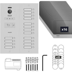 Visiophone collectif pour 16 appartements / bureaux - compatible Vigik - Philips WelcomeHive 2