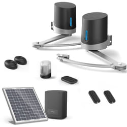 Avidsen - Motorisation pour portail à battants orane se + kit solaire + 2 télécommandes supplémentaires (3 en tout)