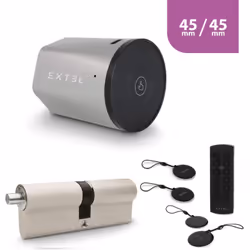 Un kit complet pour votre sécurité Le kit serrrure connectée est composé de : 1 serrure connectée Bluetooth Extel Lock (réf.  ...