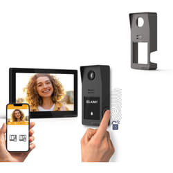 Kit visiophone filaire connecté Digital Connect + coque graphite
