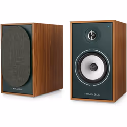 Enceinte bibliothèque active TRIANGLE BR03 Connect Vert