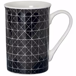 Tasse graphique En Porcelaine sérigraphiée Hauteur 11 cm - Diamètre 7.5 cm